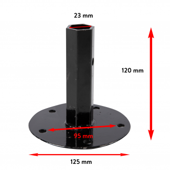 Manicot motocultor Micul Fermier, diametru 23mm, rotund